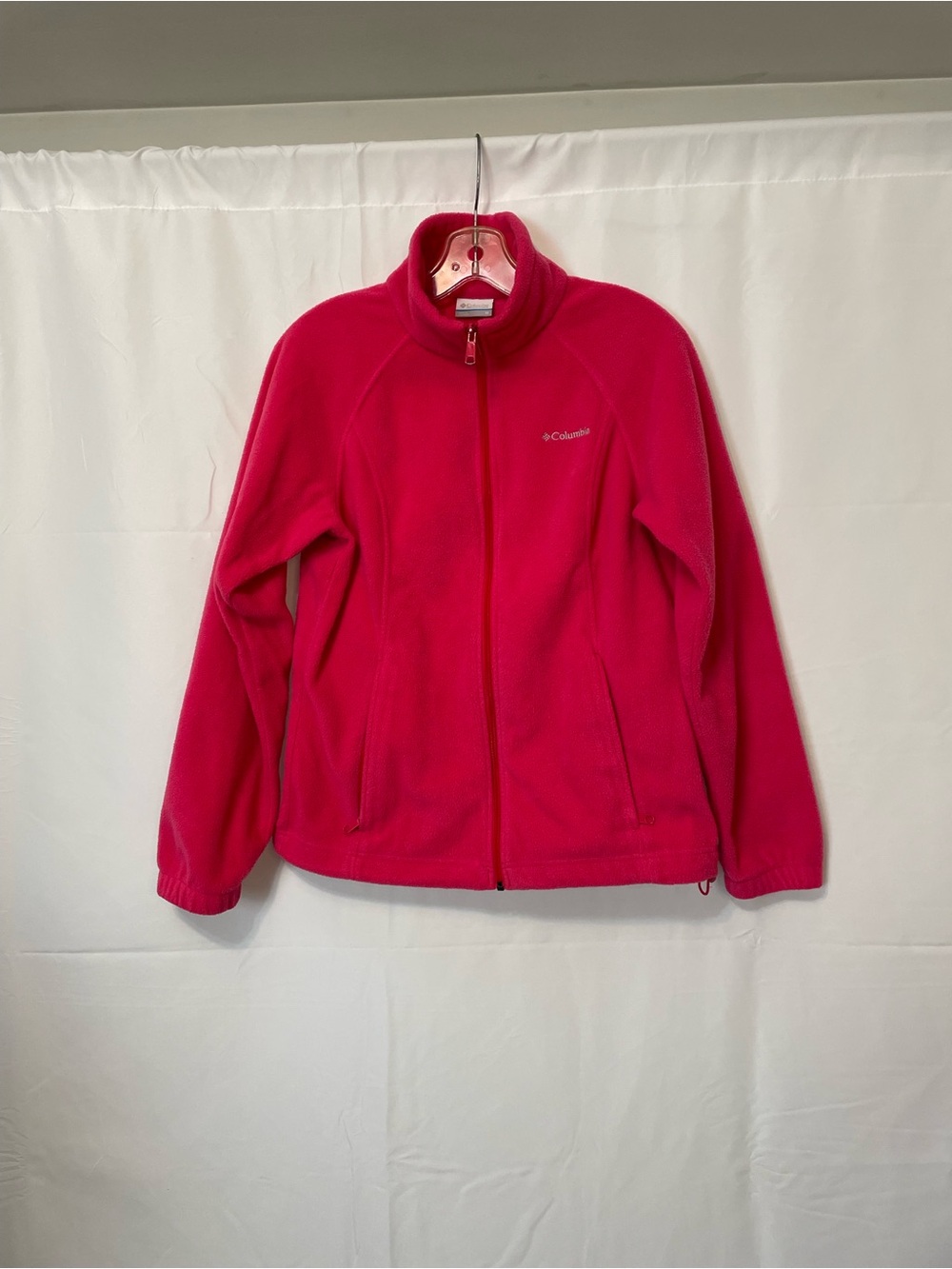 Columbia Full-Zip Teddy Fleece Jacket Pink Women’s Medium